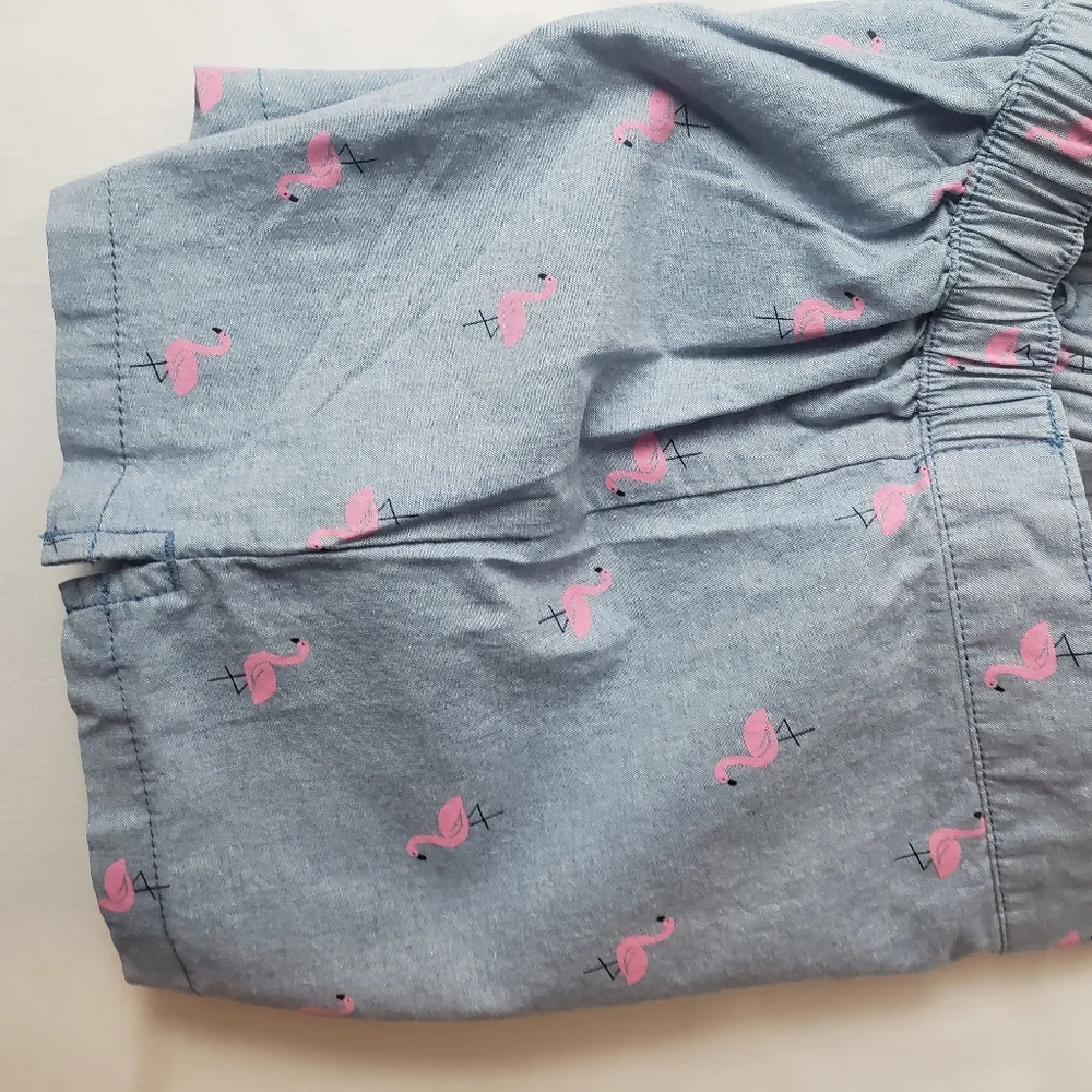 Gymboree Flamingo Print Cotton Shorts